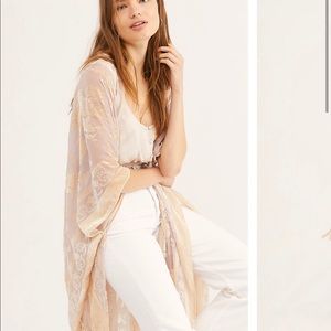 Night bird burnout kimono